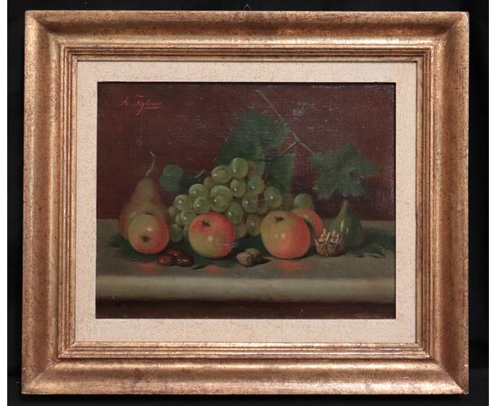 Angelo Figlinesi (Firenze '900) Coppia Nature morte