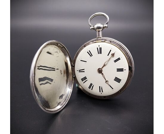 Raro orologio da tasca savonette "Litherland & Co" scappamento a cremagliera Rack Lever 1811 