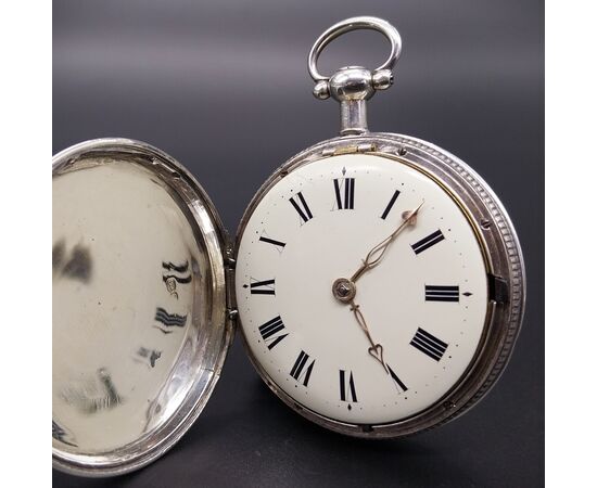 Raro orologio da tasca savonette "Litherland & Co" scappamento a cremagliera Rack Lever 1811 