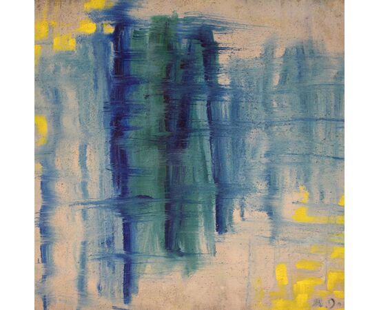 Abstract painting signed and dated 2009 