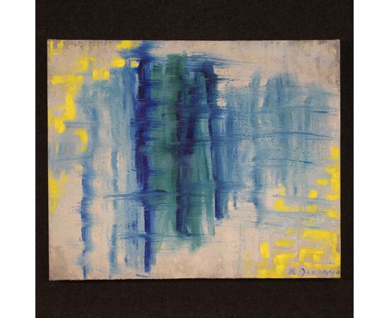 Abstract painting signed and dated 2009 