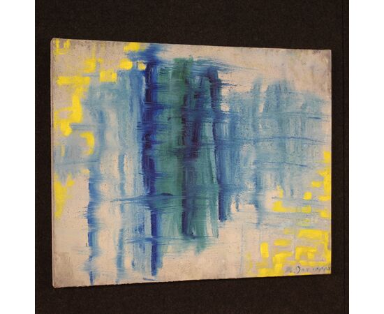 Abstract painting signed and dated 2009 