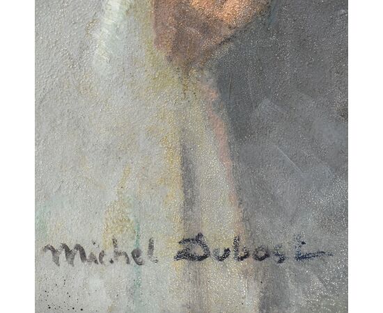DIPINTI NUDITA' FEMMINILE, ART DECO, QUADRI DI NUDI DI DONNA, DUBOST MICHEL, DEL 1900. (QN569)