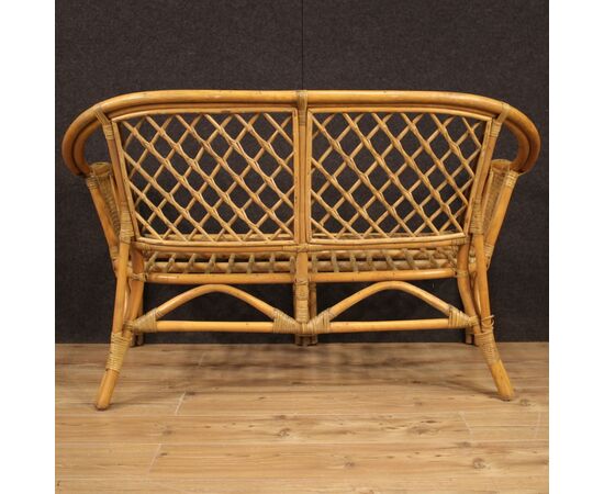 Italian wicker sofa from the 60s