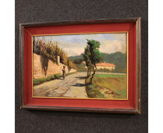 Landscape painting signed by C. Filippelli