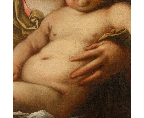 XVII-XVIII secolo, Cerchia di Carlo Cignani (1628 – 1718)  Madonna con Bambino e San Giovannino