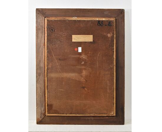QUADRI ANTICHI, RITRATTI DI DONNA CHE LEGGE, METÀ DEL NOVECENTO. (QR575)
