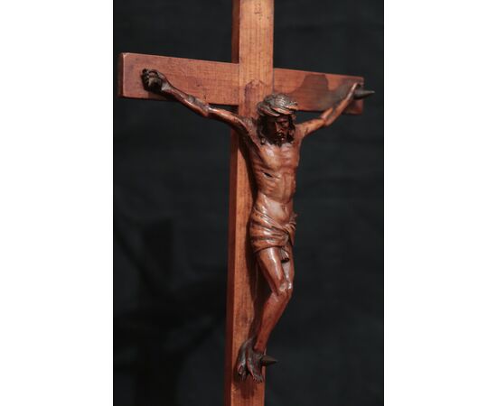 Cristo in legno di bosso, Toscana, '600