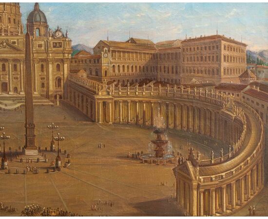 Joseph Bolzern (1828 - 1901), Basilica di San Pietro e colonnato antistante