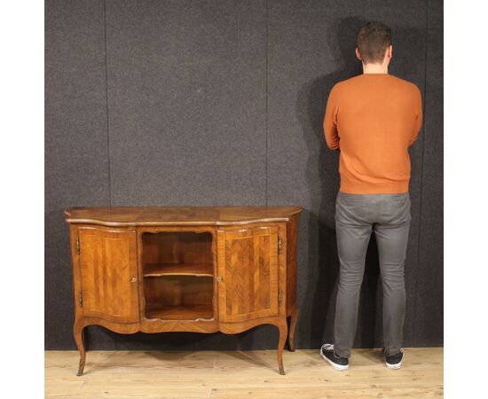 Credenza italiana in legno del XX secolo