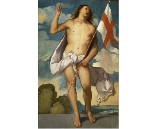 La Resurrezione di Cristo, Seguace di Tiziano Vecellio (Pieve di Cadore 1490 - Venezia 1576)