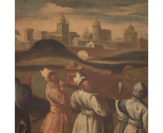 Great Italian painting oil on canvas from the 18th century