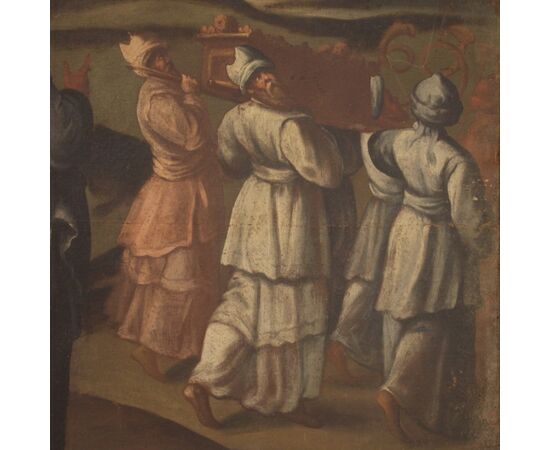 Great Italian painting oil on canvas from the 18th century