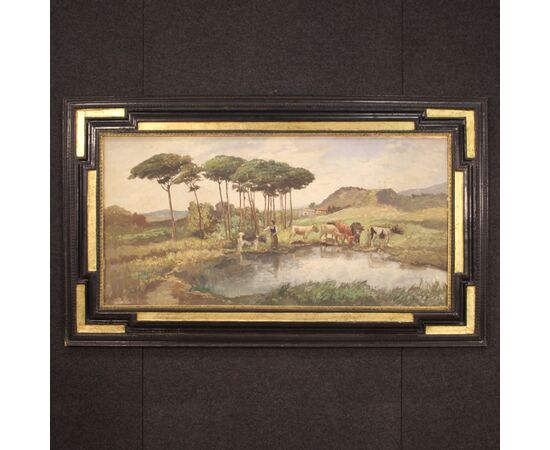 Great French painting landscape from the 20th century