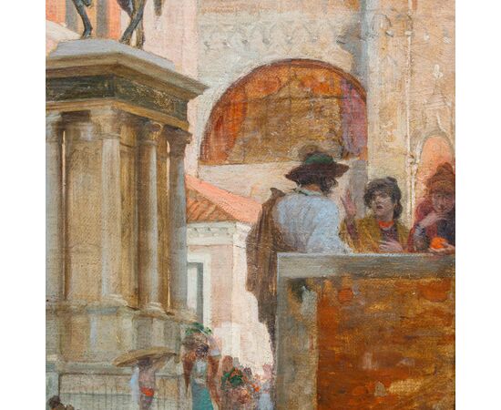 Charles Lebayle (1856 - 1898), Venezia: Scorcio di Campo san Zanipolo