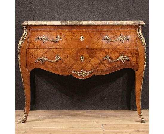 French Louis XV style chest of drawers from the first half of the 20th century