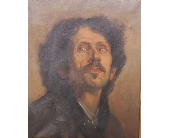 Ritratto di personaggio maschile, Olio su tela, Epoca '800