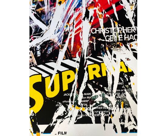 Mimmo Rotella - "Superman"