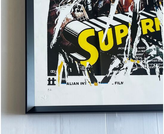 Mimmo Rotella - "Superman"