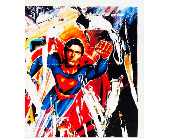 Mimmo Rotella - "Superman"