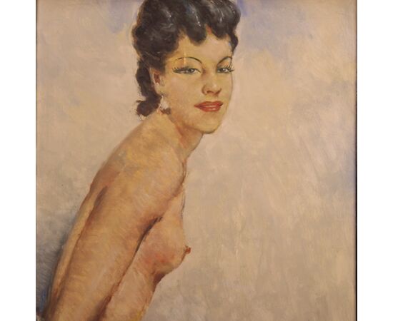 French woman nude painting