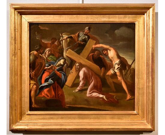 La salita al Calvario, Giovanni Lanfranco (Terenzo, 1582 - Roma, 1647) cerchia