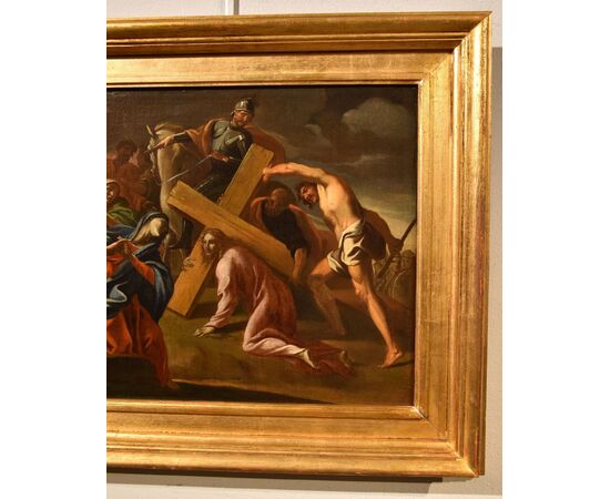 La salita al Calvario, Giovanni Lanfranco (Terenzo, 1582 - Roma, 1647) cerchia