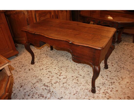 Scrivania Provenzale del 1800 in legno di rovere