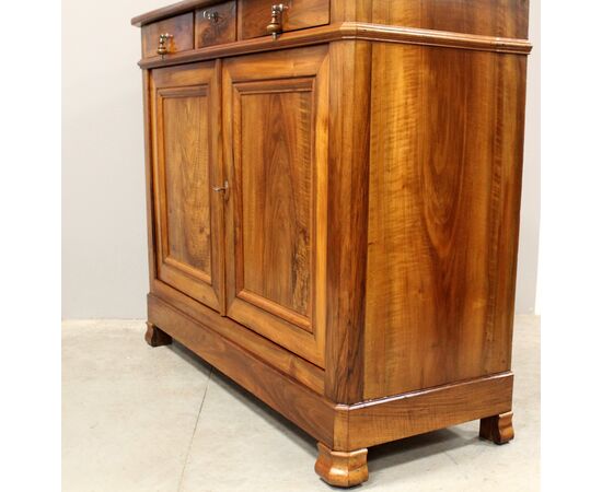 Antica Credenza Luigi Filippo in noce - epoca '800