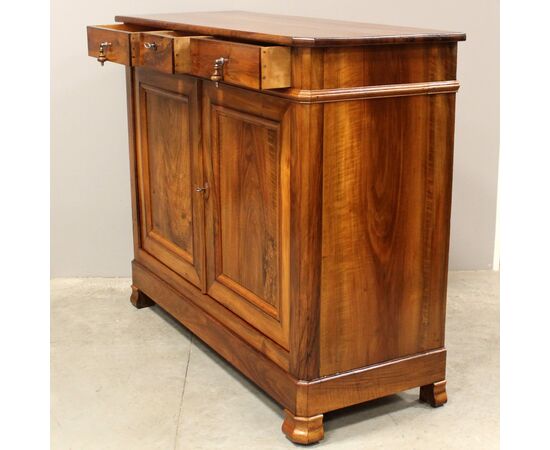 Antica Credenza Luigi Filippo in noce - epoca '800