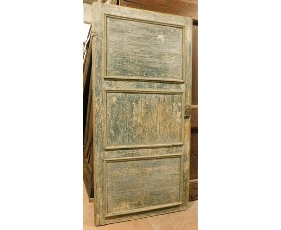  PTL675 - Porta antica in legno laccato, epoca '700, misura cm L 101 x H 206 