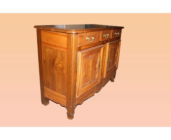 Antica Credenza provenzale di inizio 1800 in legno di ciliegio Completamente Restaurata