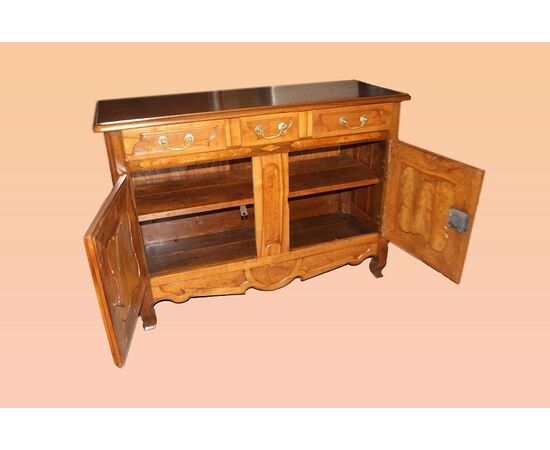 Antica Credenza provenzale di inizio 1800 in legno di ciliegio Completamente Restaurata