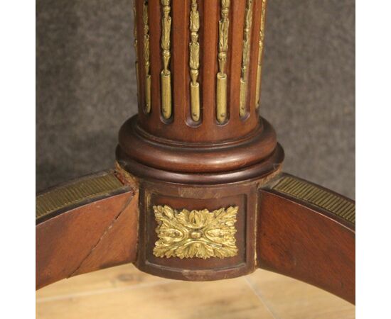 French side table with two shelves in wood from the 20th century