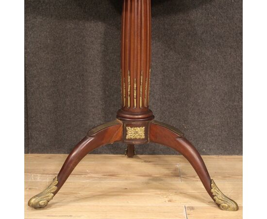 French side table with two shelves in wood from the 20th century