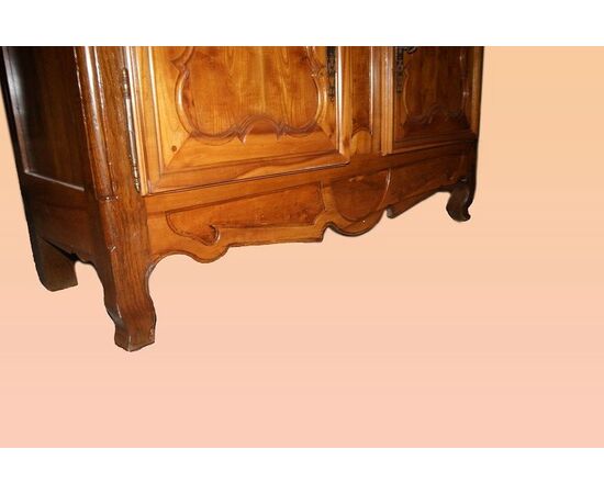 Antica Credenza provenzale di inizio 1800 in legno di ciliegio Completamente Restaurata