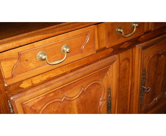 Antica Credenza provenzale di inizio 1800 in legno di ciliegio Completamente Restaurata