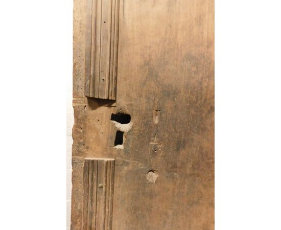 PTIR655 - Porta rustica antica in legno di noce. Misure cm L 91 x H 186