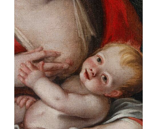 XVIII secolo, scuola emiliana, Madonna con Bambino