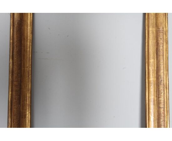 Antica Cornice Carlo X primi 800 foglia oro . Mis 73 x 57 (Utile interna 59,50 x 45 ) 