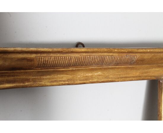 Antica Cornice Carlo X primi 800 foglia oro . Mis 73 x 57 (Utile interna 59,50 x 45 ) 