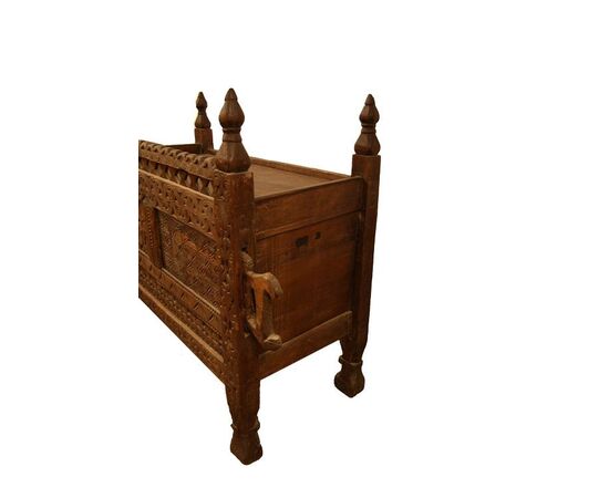 Antica credenza madia Pakistana del 1800