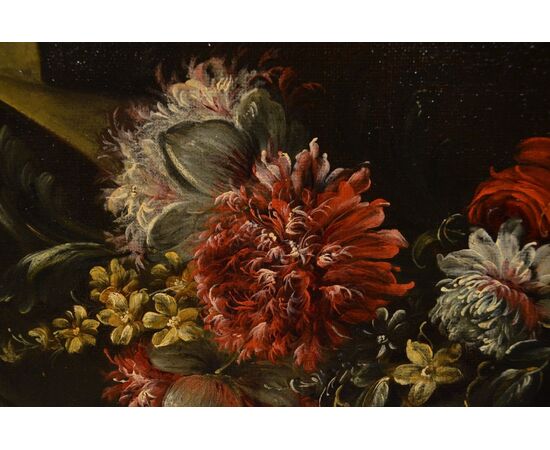 Natura morta floreale, Pieter Casteels III (Anversa 1684 – 1749) firmato