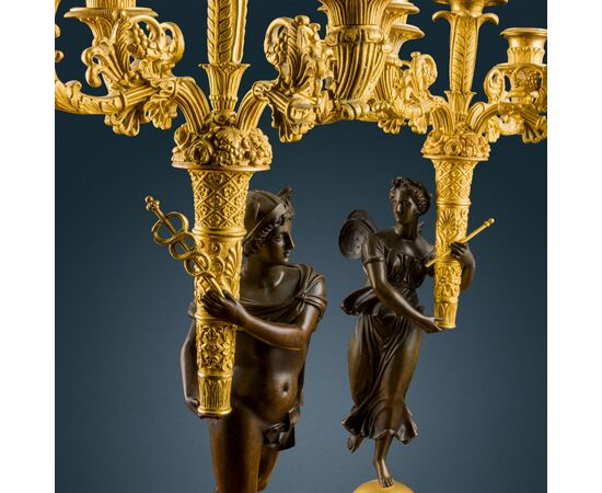 Coppia di Candelabri Parigi secondo quarto del XIX secolo