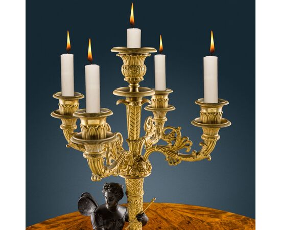 Coppia di Candelabri Parigi secondo quarto del XIX secolo