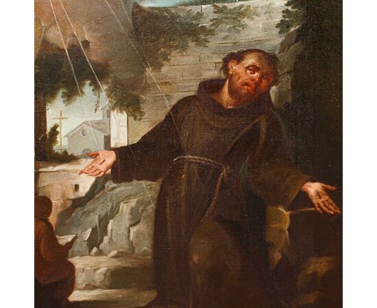 XVIII secolo San Francesco riceve le stigmate