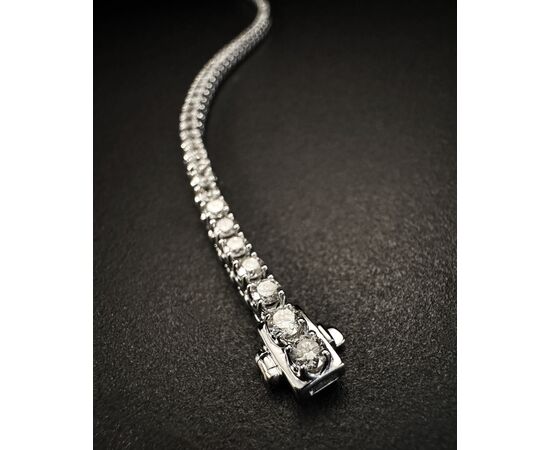 Bracciale  tennis  con   Diamanti   5.3 ct.