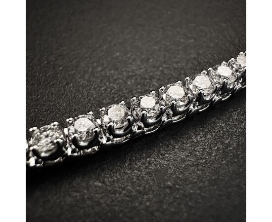 Bracciale  tennis  con   Diamanti   5.3 ct.