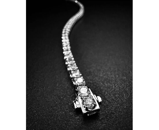 Bracciale  tennis  con   Diamanti   5.3 ct.