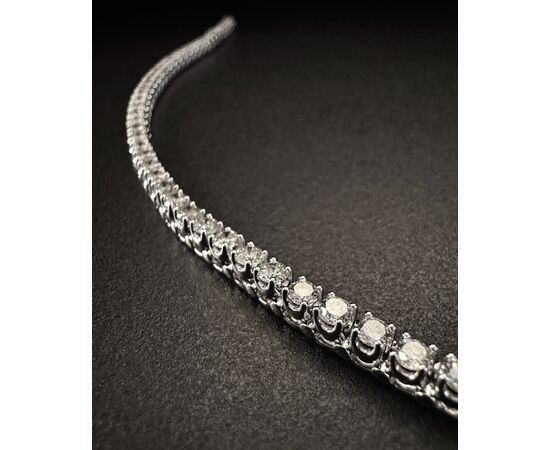 Bracciale  tennis  con   Diamanti   5.3 ct.